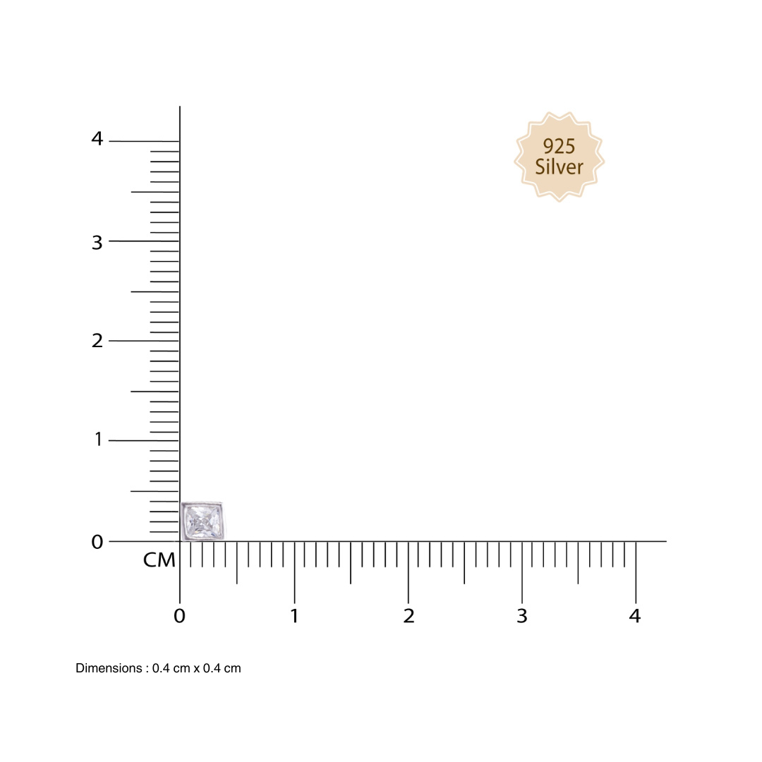 Classic Square Stud Earrings