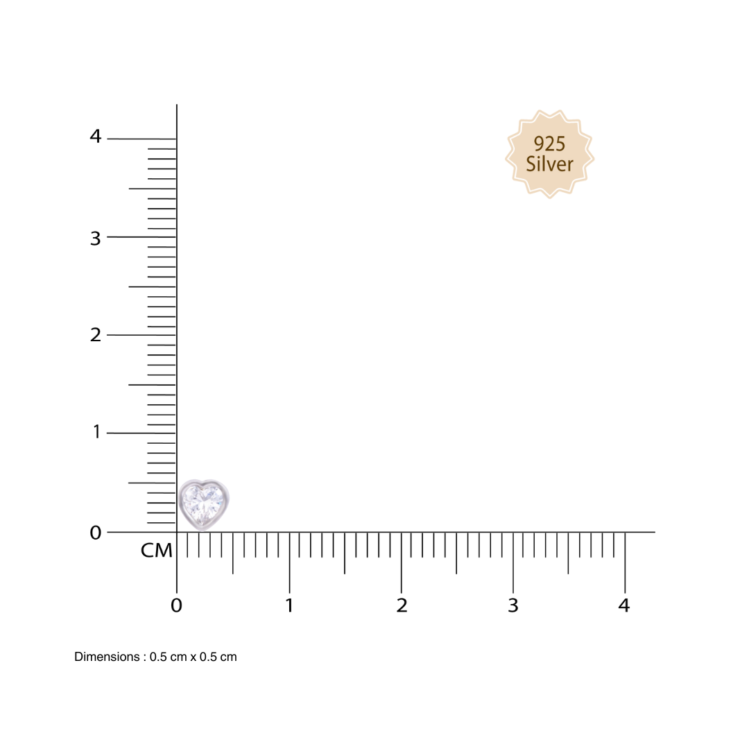 Heavenly Heartbeats Stud Earring