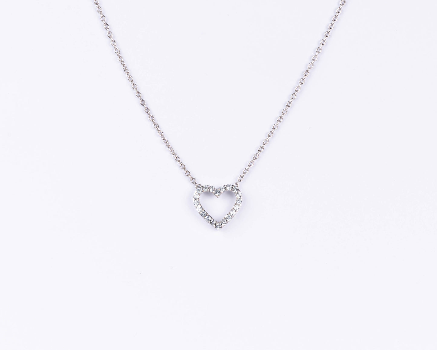 Blue Topaz Heart Pendant