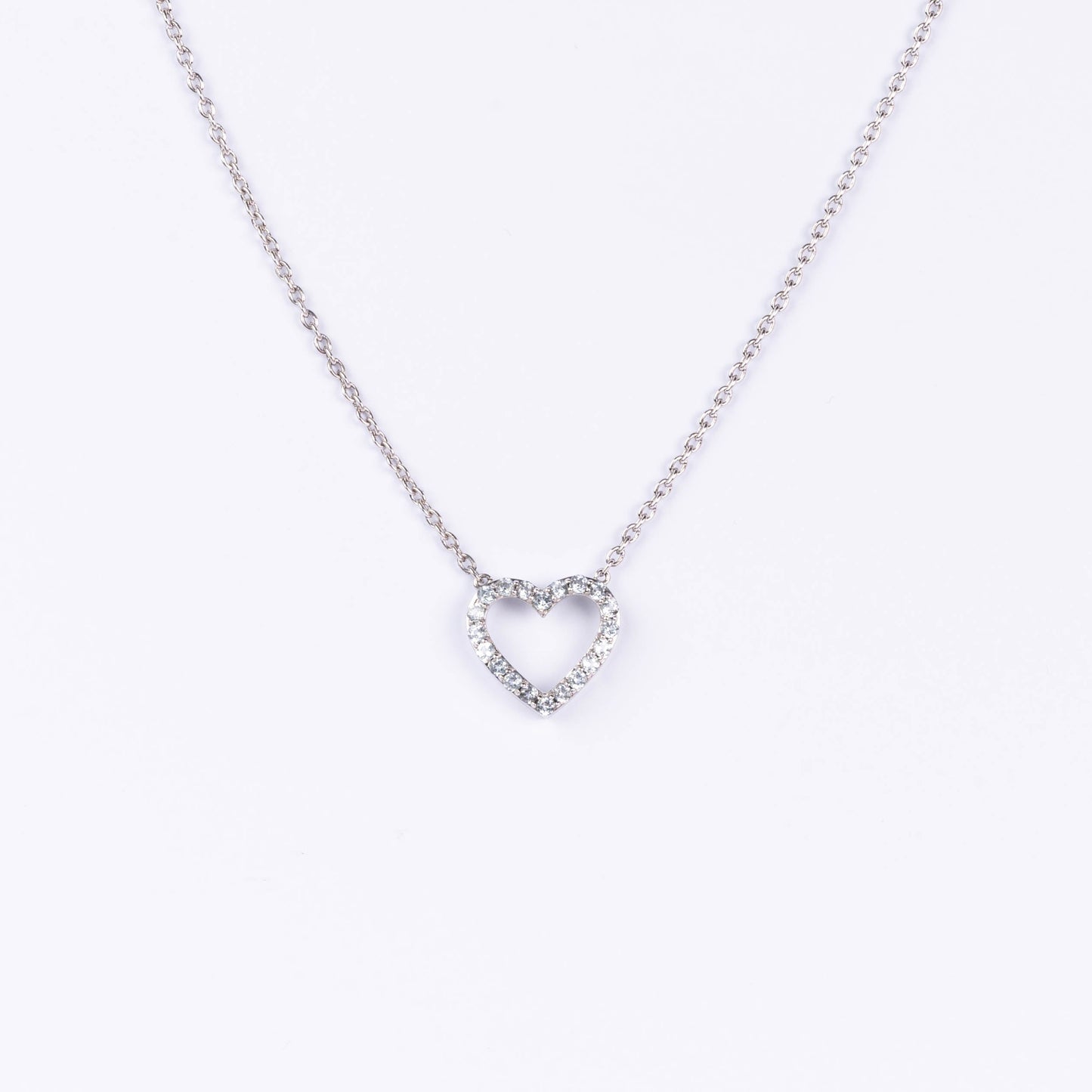 Blue Topaz Heart Pendant