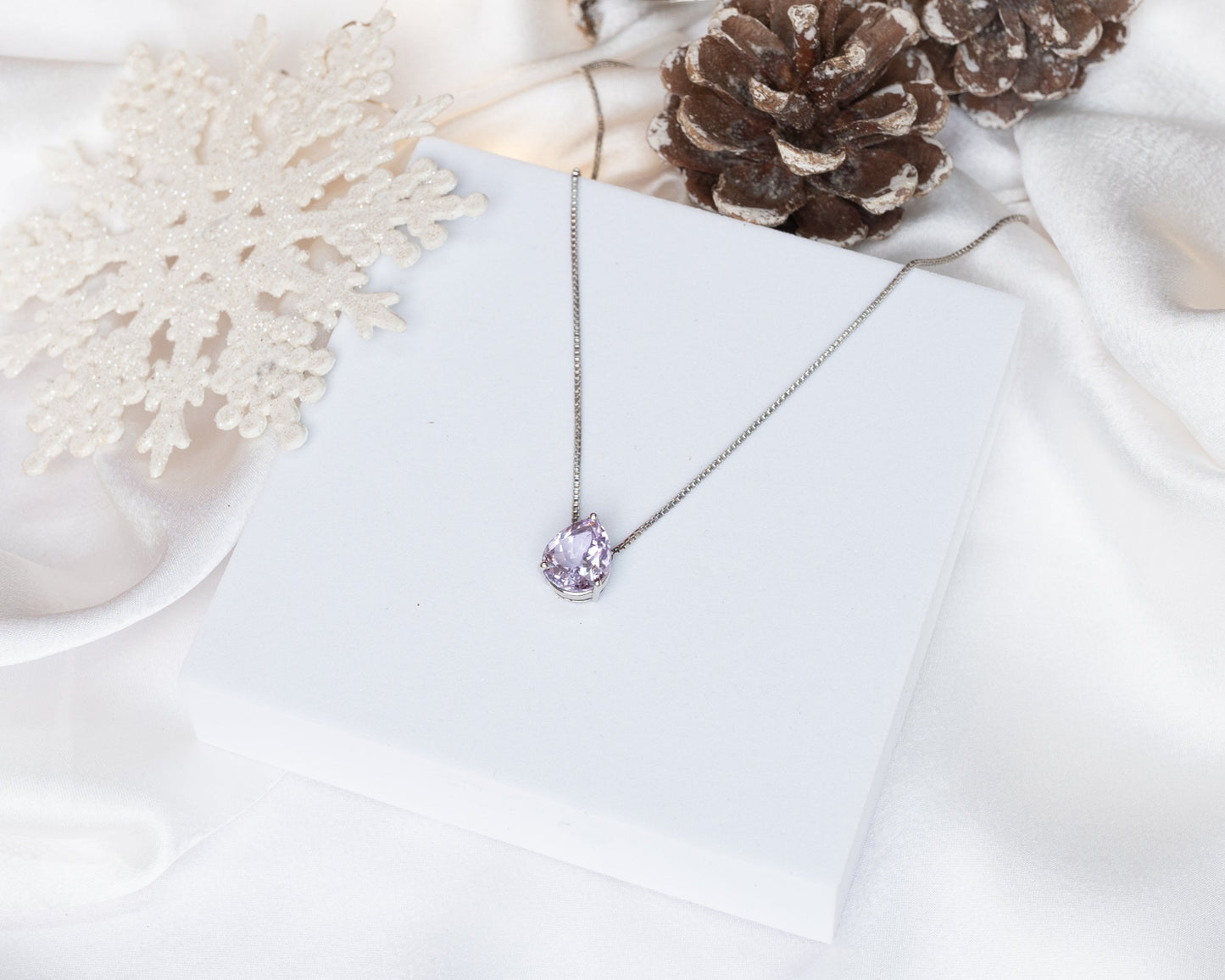Pink Amethyst Bloom Pendant