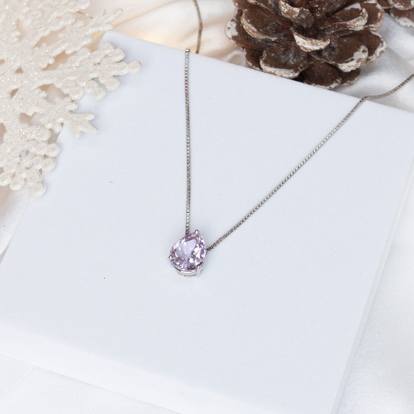 Pink Amethyst Bloom Pendant