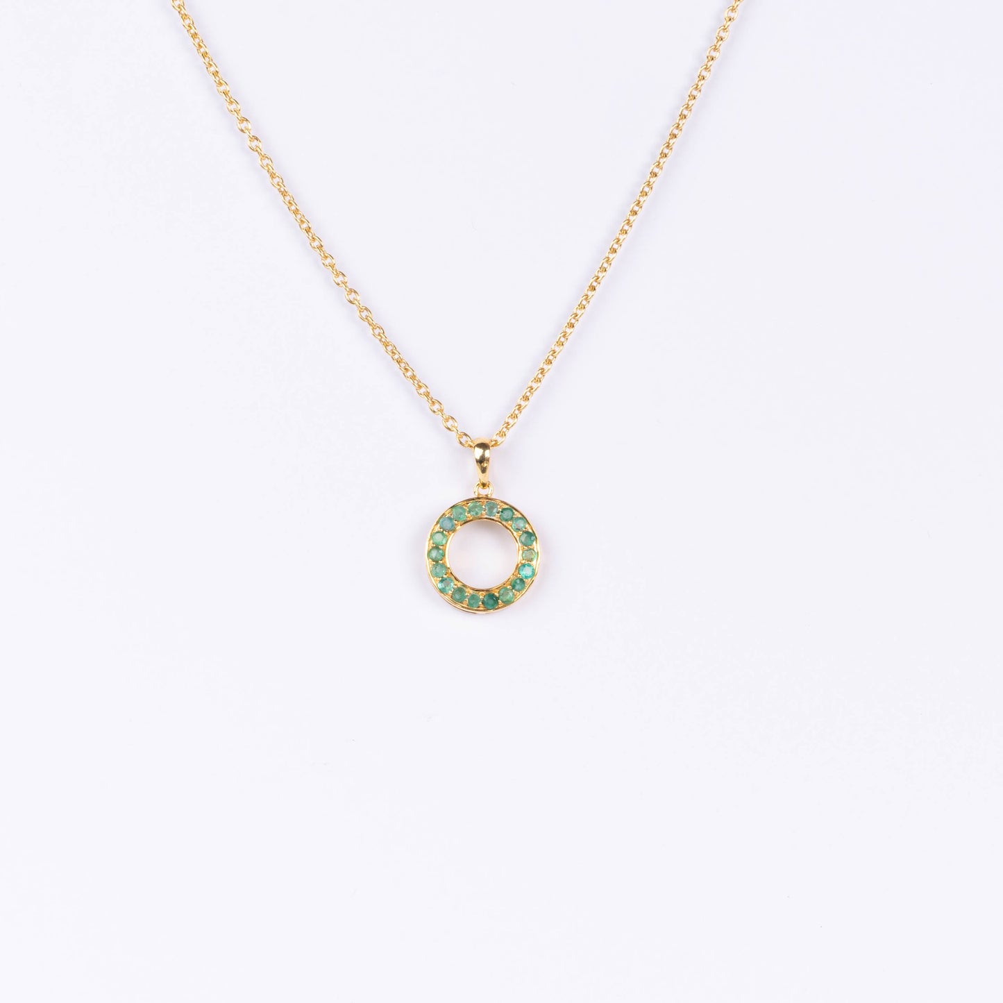 Emerald Aurora pendant