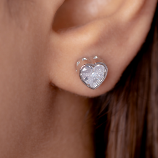 Heavenly Heartbeats Stud Earring