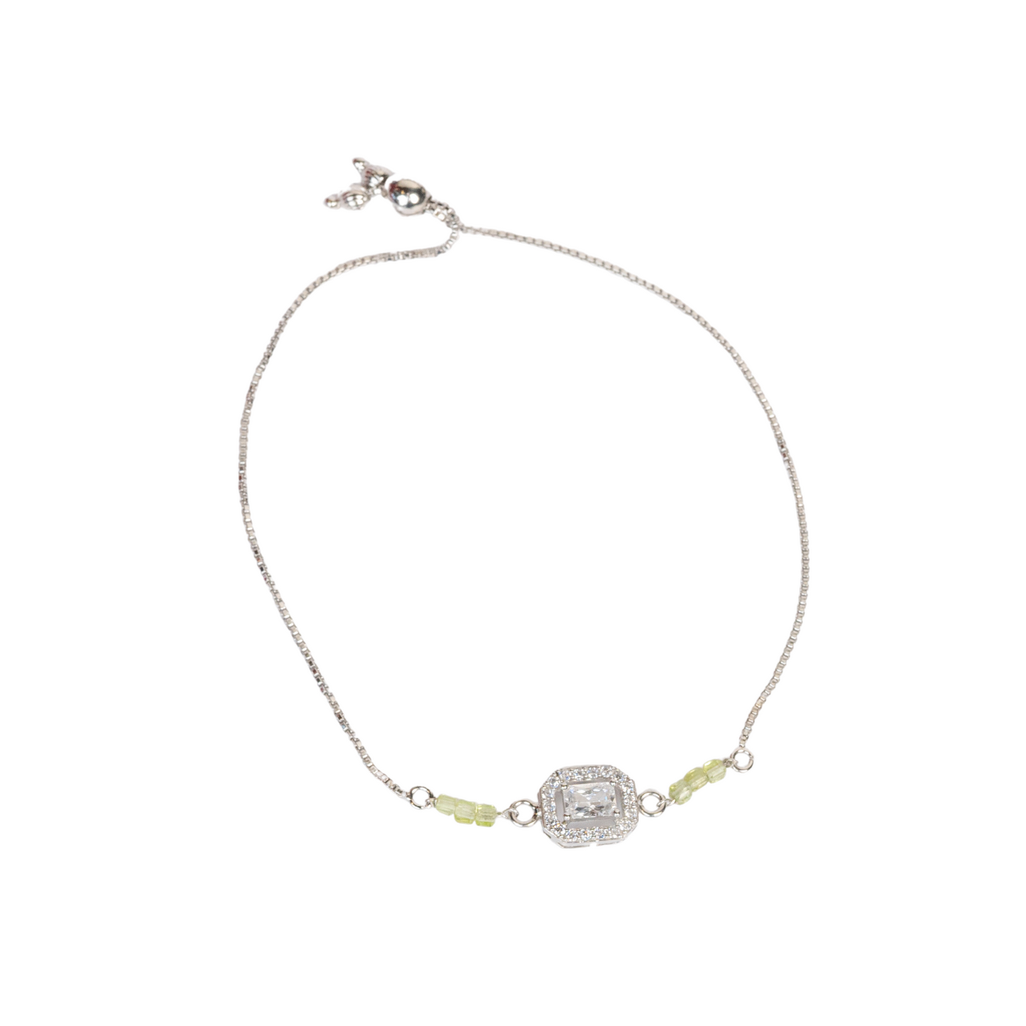 Peridot Silver Bracelet