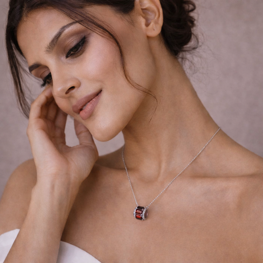 Garnet Melody Pendant