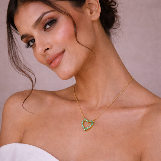 Evergreen Emerald Love Pendant