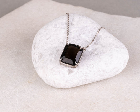 Silver Lining Smoky Quartz Pendant