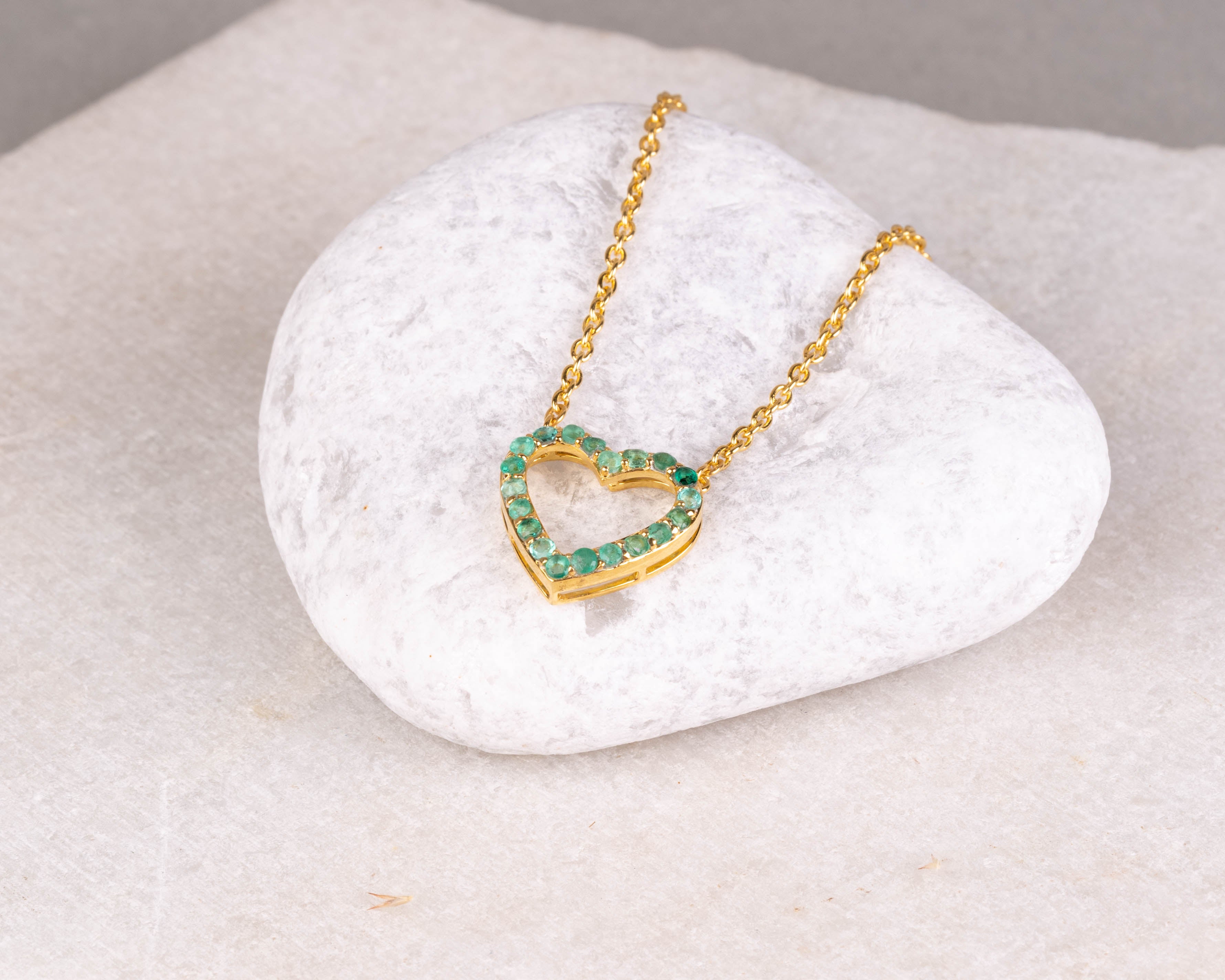 Evergreen Emerald Love Pendant