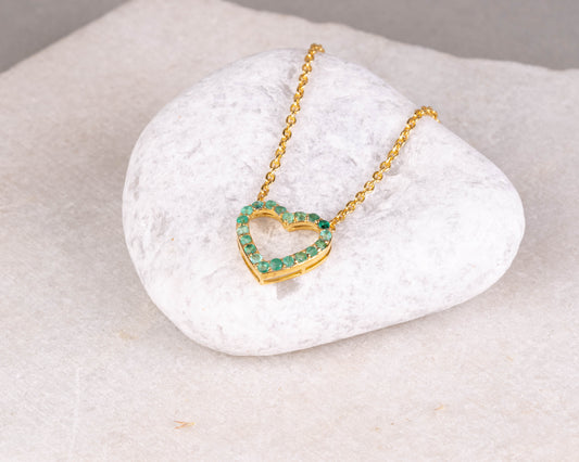 Evergreen Emerald Love Pendant