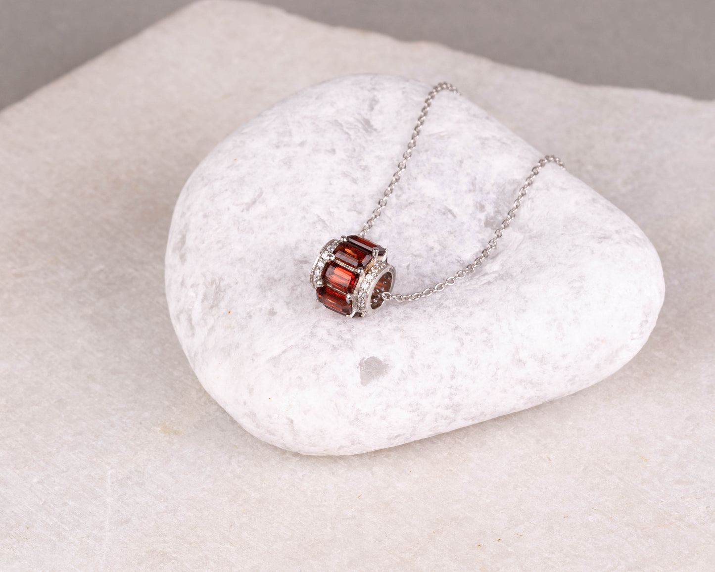 Garnet Melody Pendant