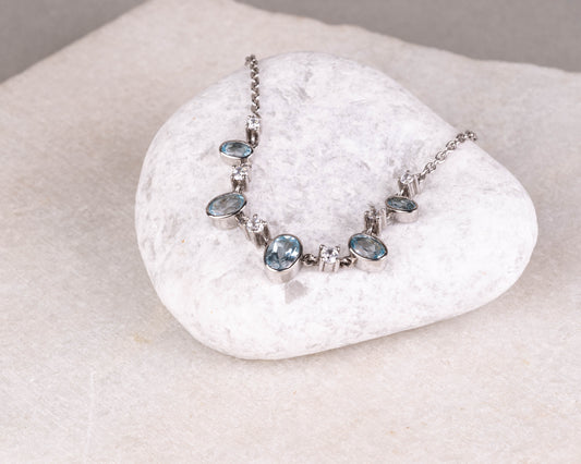 Blue Topaz Necklace