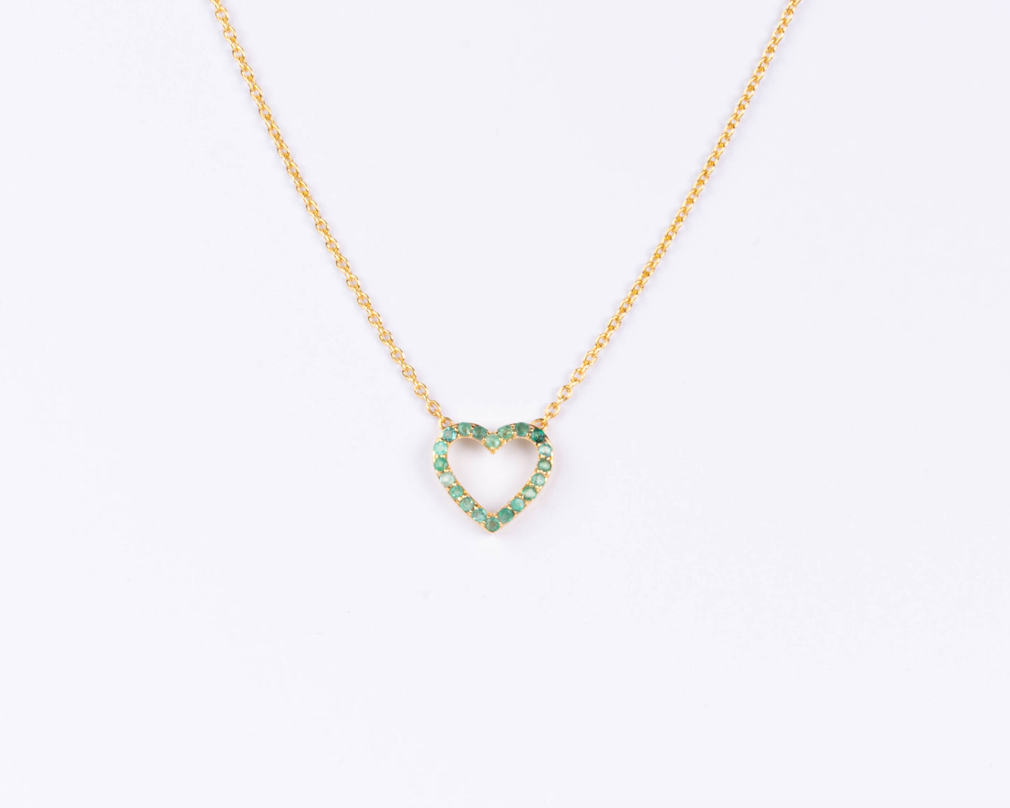 Evergreen Emerald Love Pendant