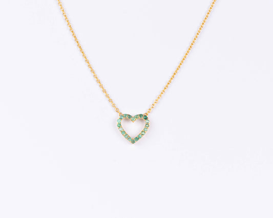 Regal Emerald Amour Pendant