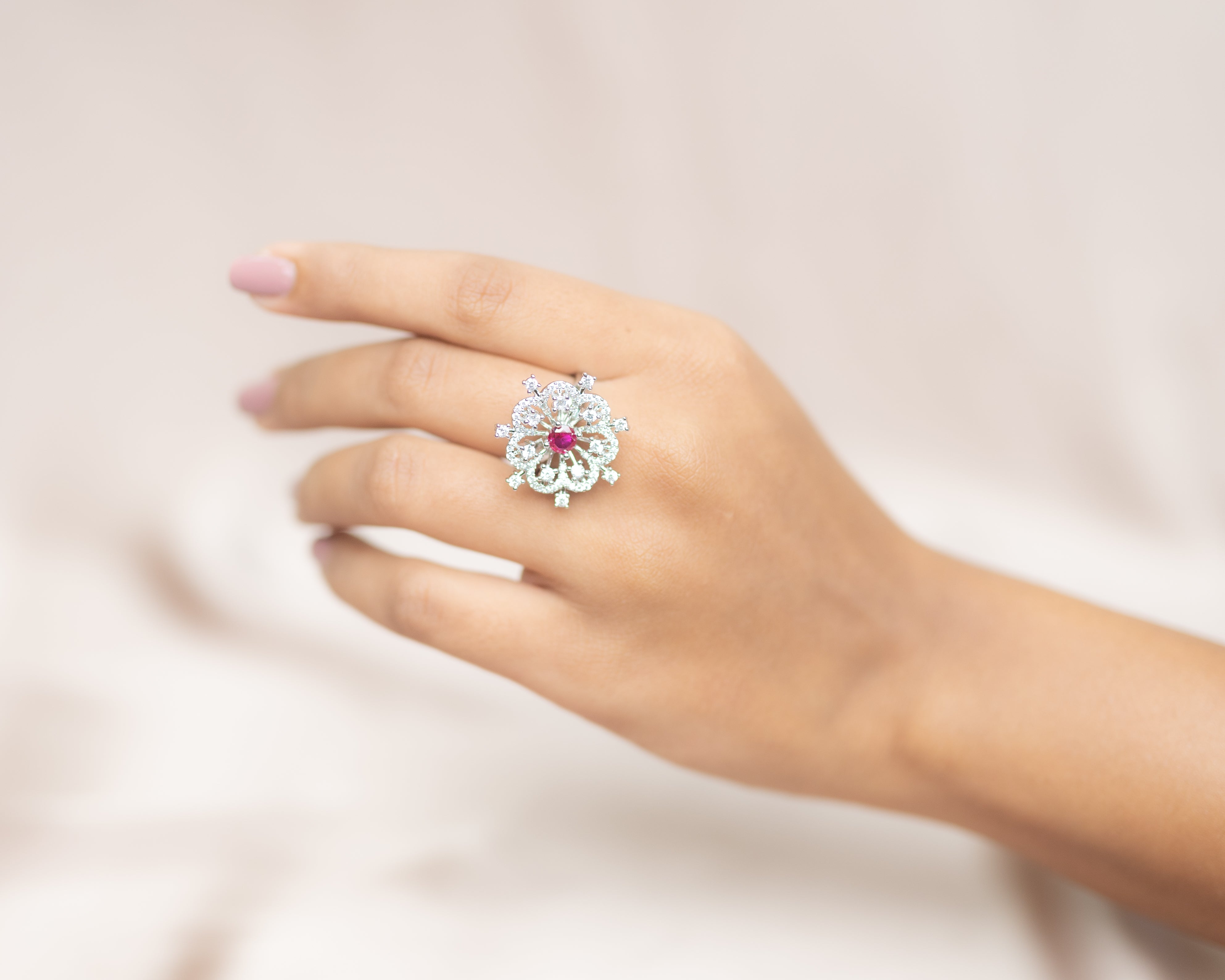 Etheral Petal Ring