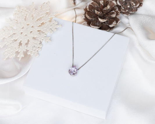 Pink Amethyst Bloom Pendant