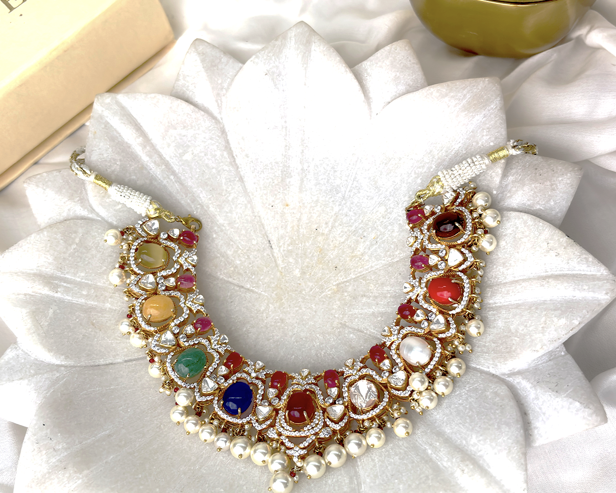 Navratna Elegant Necklace